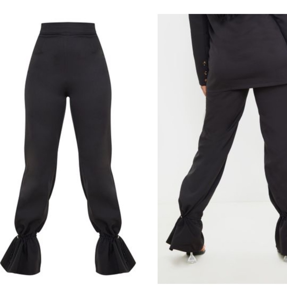 Petite cuffed pants